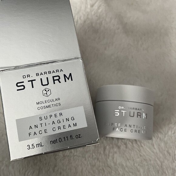 Dr Barbara Sturm Super Anti Aging Face Cream 3.5 ml / 0.11 oz New In Box Travel - Picture 1 of 6